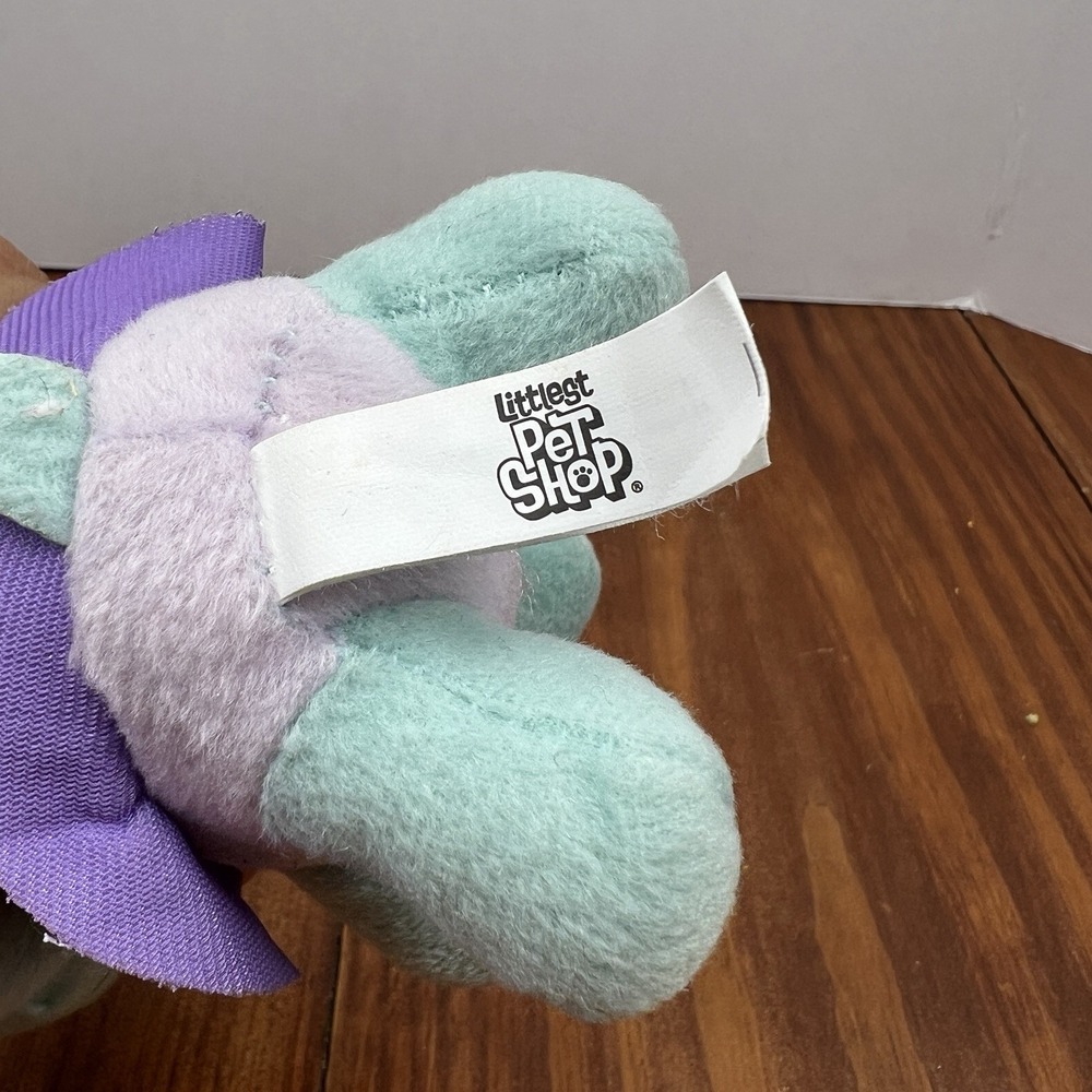 Littlest Pet Shop "Bev" Plush Toy Factory Green Turtle Stuffed‎ Doll 7" Tall - Picture 7 of 11